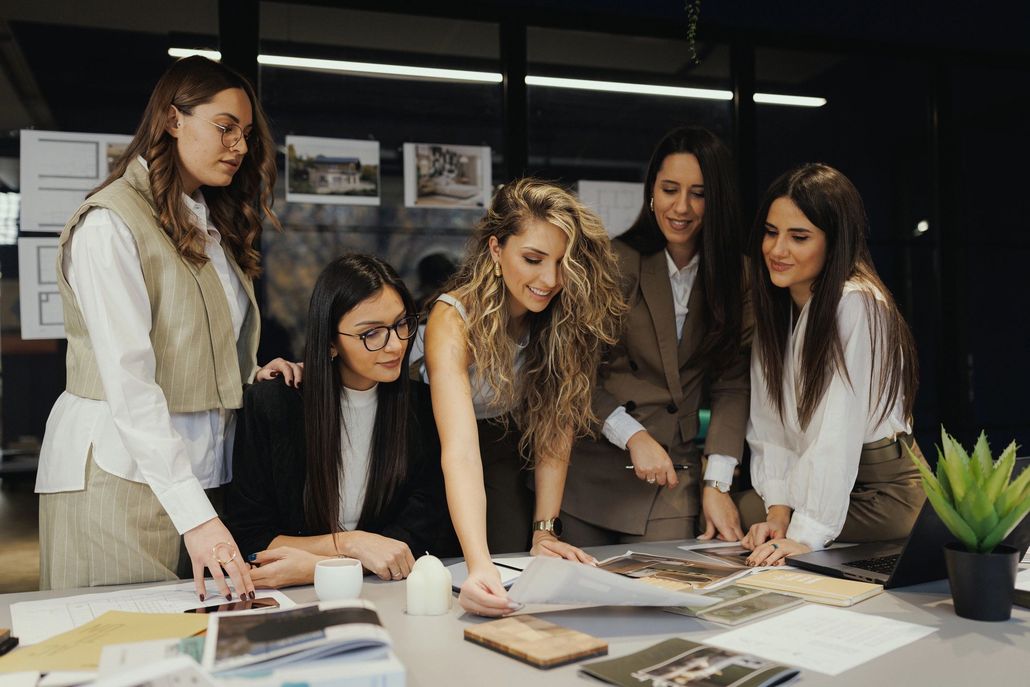 event production team planning corporate wedding