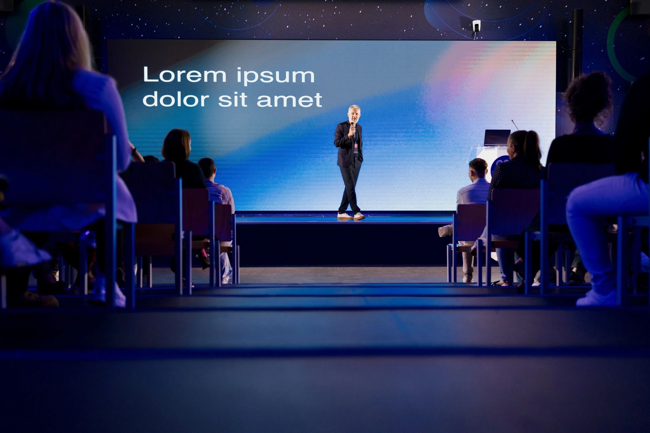 successful corporate event production AV lighting sound